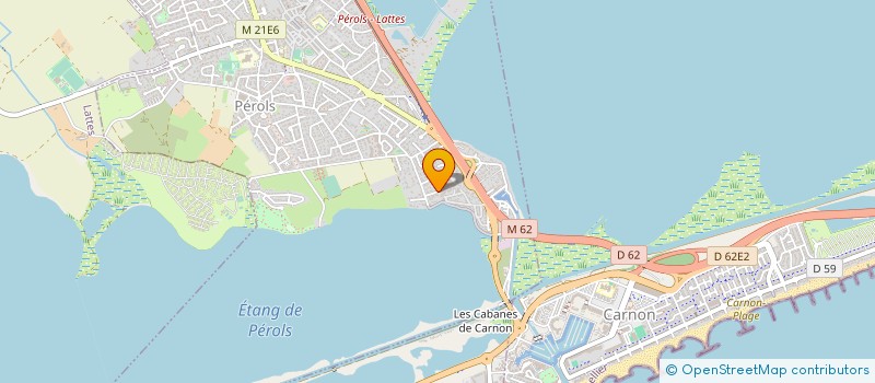 localisation de l'entreprise 2D IMMOBILIER  PEROLS