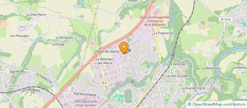 localisation de l'entreprise 2D INVEST  TADEN