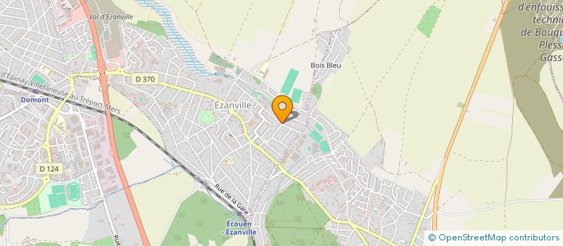 localisation de l'entreprise 2D KLIM  EZANVILLE