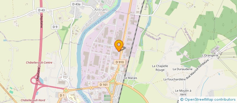 localisation de l'entreprise 2D PROMO  CHATELLERAULT