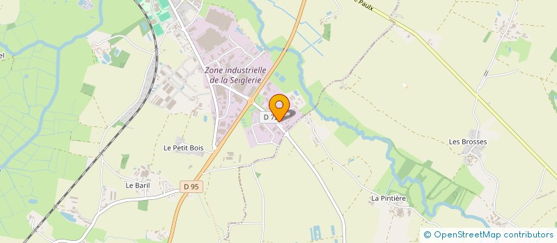 localisation de l'entreprise 2D PUBLICITE  MACHECOUL-SAINT-MEME