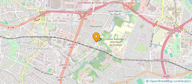 localisation de l'entreprise 2D SERVICES à TOULOUSE