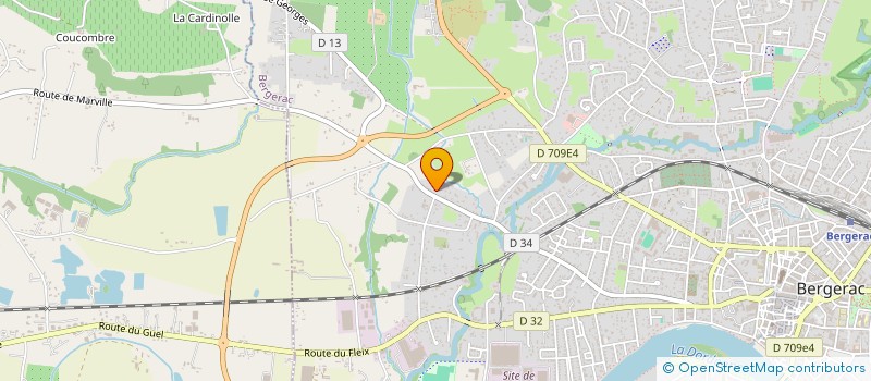localisation de l'entreprise 2D SOLUTIONS à BERGERAC