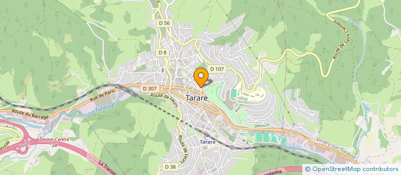 localisation de l'entreprise 2D SOLUTIONS HABITAT  TARARE