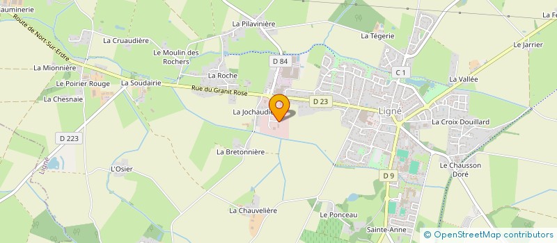 localisation de l'entreprise 2D TP à LIGNE