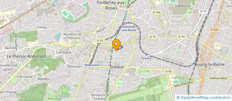 localisation de l'entreprise 2D TRANSPORT à SCEAUX