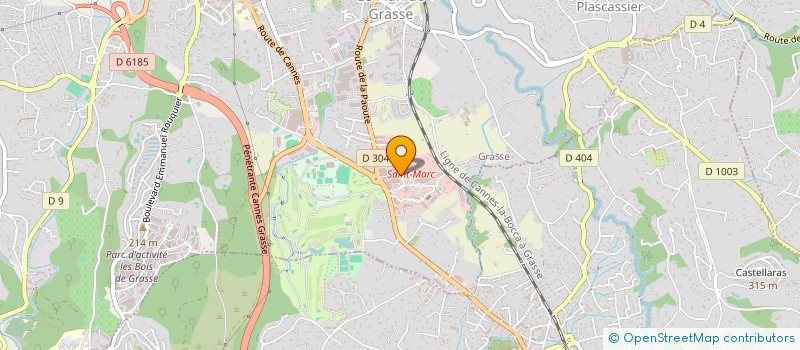 localisation de l'entreprise 2D2A à GRASSE