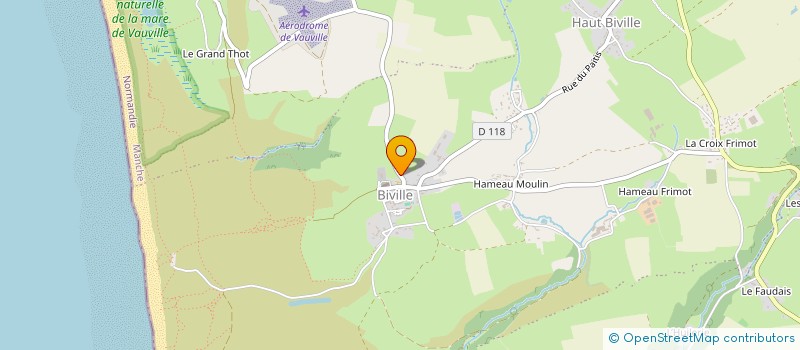 localisation de l'entreprise 2D2J  LA HAGUE