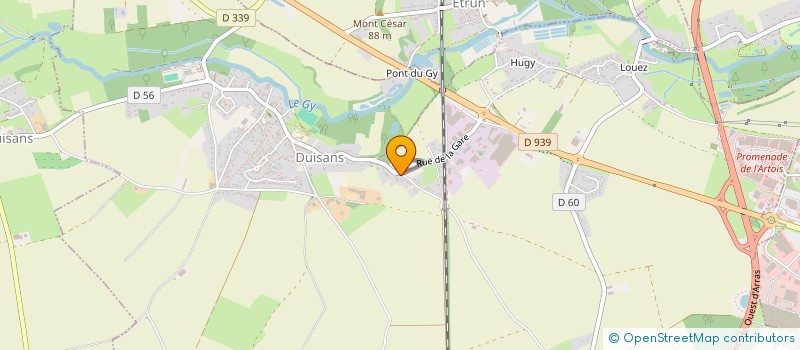 localisation de l'entreprise 2D2JF  DUISANS