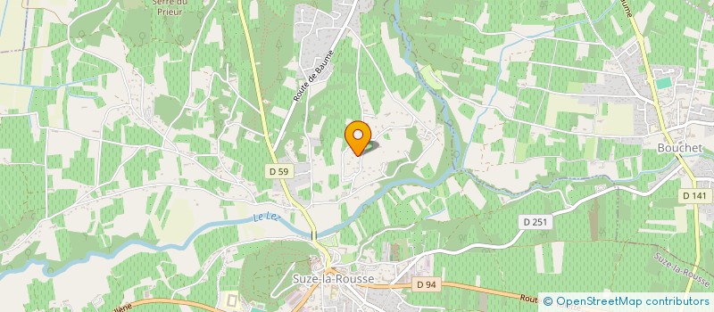 localisation de l'entreprise 2D2N-26  SUZE-LA-ROUSSE