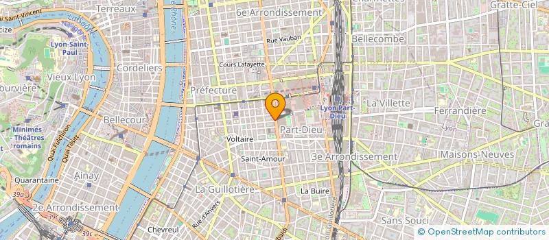 localisation de l'entreprise 2D2R  LYON