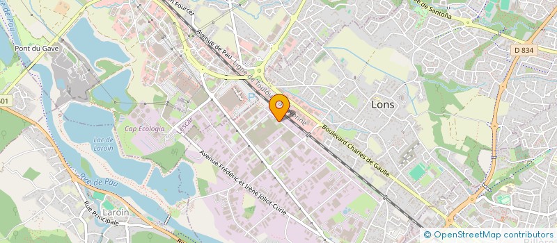 localisation de l'entreprise 2D2S à LONS