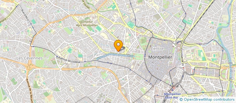 localisation de l'entreprise 2D34 à MONTPELLIER