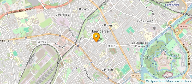 localisation de l'entreprise 2D4D PHARMA  LAMBERSART