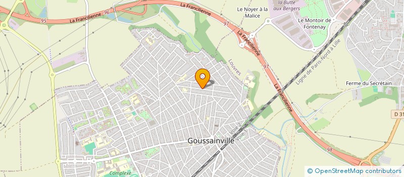 localisation de l'entreprise 2DAB à GOUSSAINVILLE