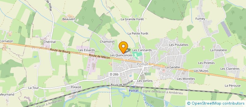 localisation de l'entreprise 2DDOSREIS à POLLIAT