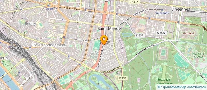 localisation de l'entreprise 2DFB à SAINT-MANDE