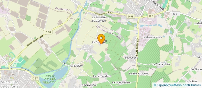 localisation de l'entreprise 2DH CONCEPT  SAINT-JULIEN-DE-CONCELLES