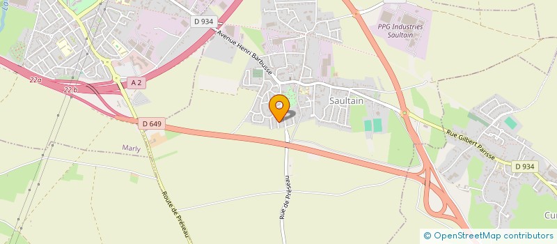 localisation de l'entreprise 2DHOME  SAULTAIN
