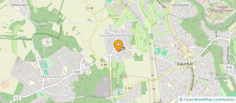 localisation de l'entreprise 2DIREXION  COURDIMANCHE