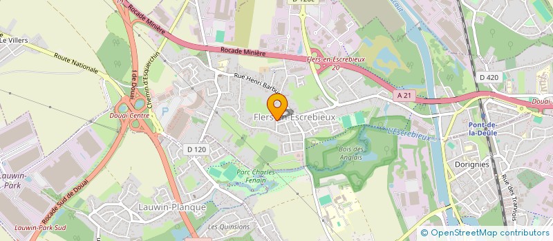 localisation de l'entreprise 2DL  FLERS-EN-ESCREBIEUX