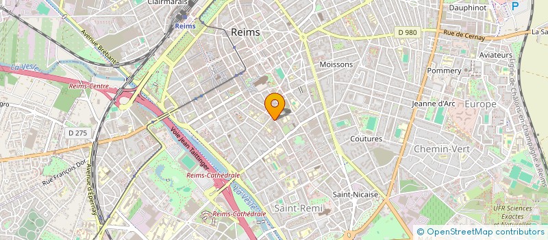 localisation de l'entreprise 2DLJ  REIMS