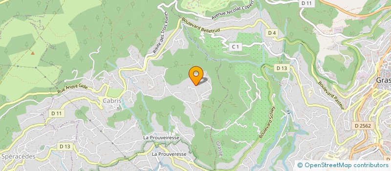 localisation de l'entreprise 2DM-83  CABRIS