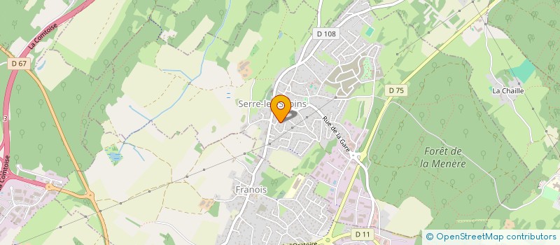 localisation de l'entreprise 2DM IMMOBILIER  SERRE-LES-SAPINS