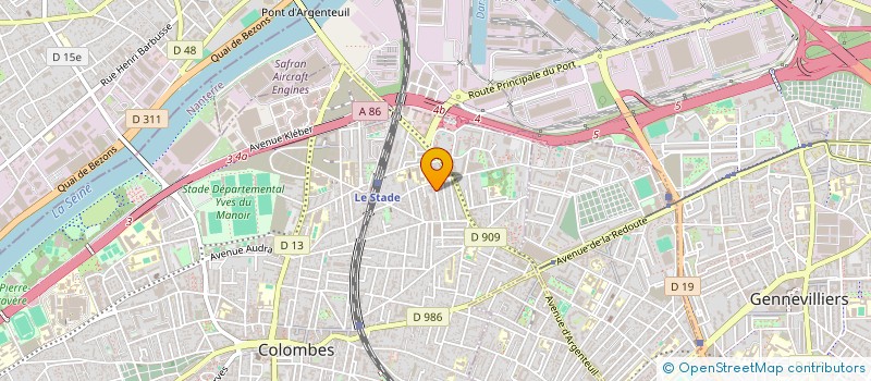 localisation de l'entreprise 2DMA à COLOMBES