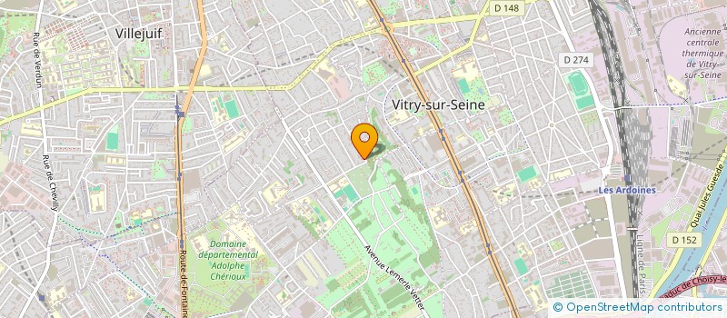 localisation de l'entreprise 2DN RENOVATION à VITRY-SUR-SEINE