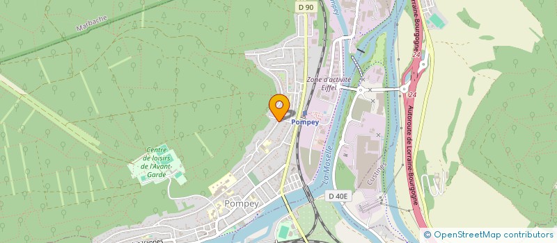 localisation de l'entreprise 2DP IMMO  POMPEY