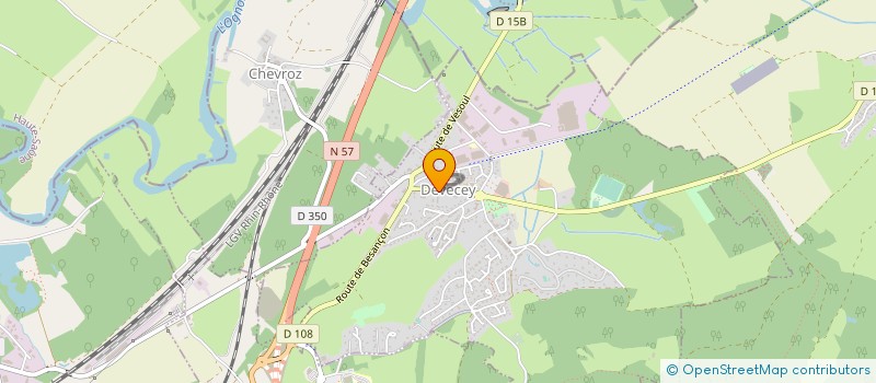 localisation de l'entreprise 2DPF à DEVECEY