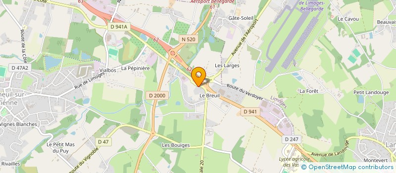 localisation de l'entreprise 2DS  VERNEUIL-SUR-VIENNE