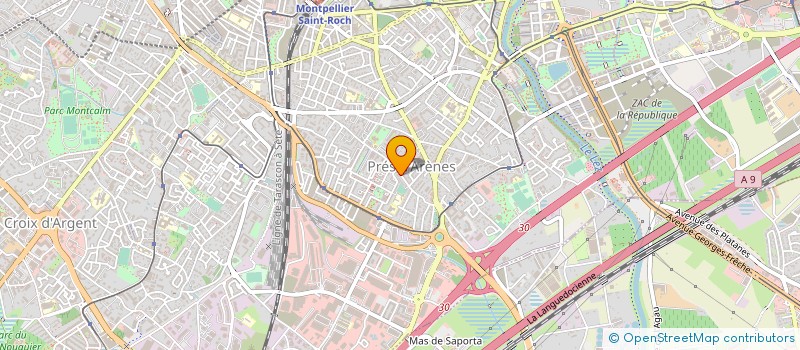 localisation de l'entreprise 2DUPACK à MONTPELLIER