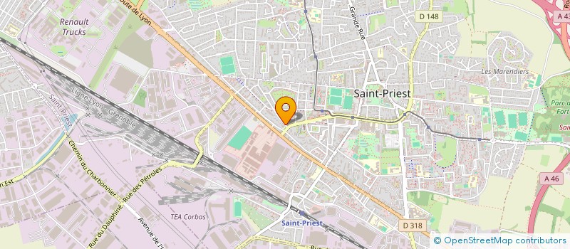 localisation de l'entreprise 2DY CONNECT à SAINT-PRIEST