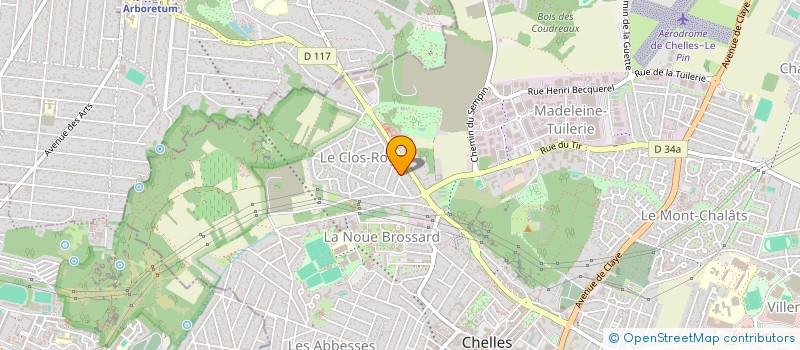 localisation de l'entreprise 2E  CHELLES