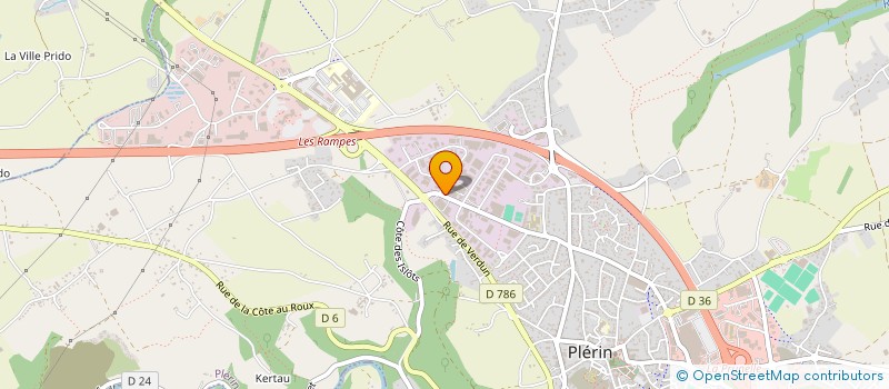 localisation de l'entreprise 2E IMMO  PLERIN