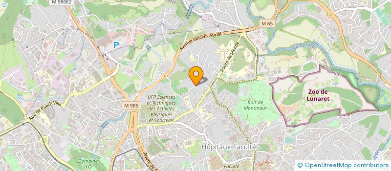 localisation de l'entreprise 2E T à MONTPELLIER
