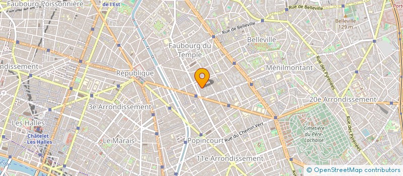 localisation de l'entreprise 2E2 à PARIS