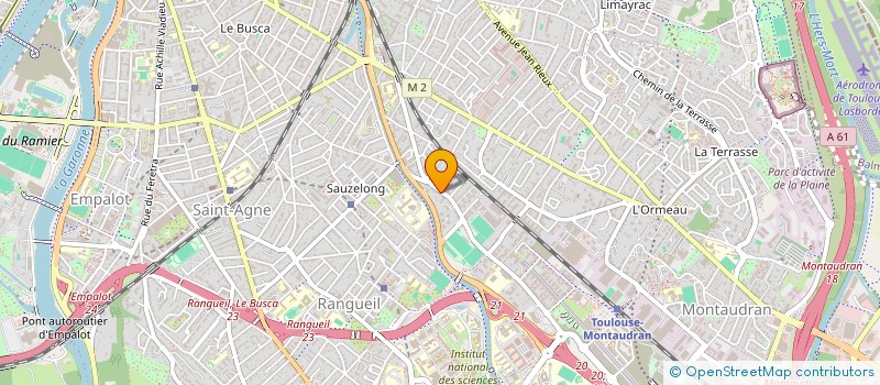 localisation de l'entreprise 2E2L à TOULOUSE