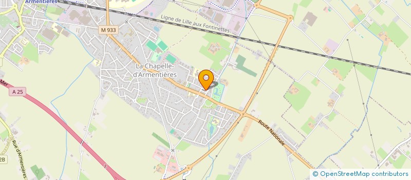 localisation de l'entreprise 2EC - EFFICACITE ENERGIE CONTROLE à LA CHAPELLE-D'ARMENTIERES