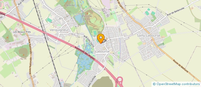 localisation de l'entreprise 2ECB  LABOURSE