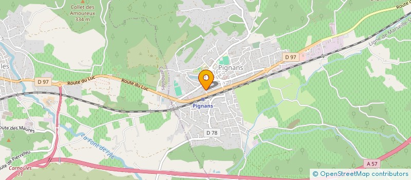 localisation de l'entreprise 2EF  PIGNANS