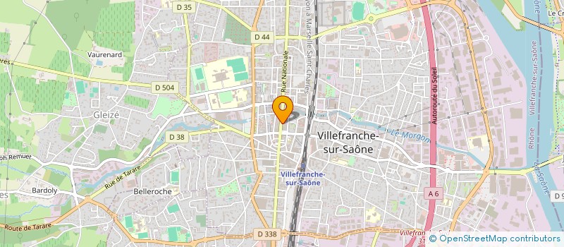 localisation de l'entreprise 2EJ à VILLEFRANCHE-SUR-SAONE