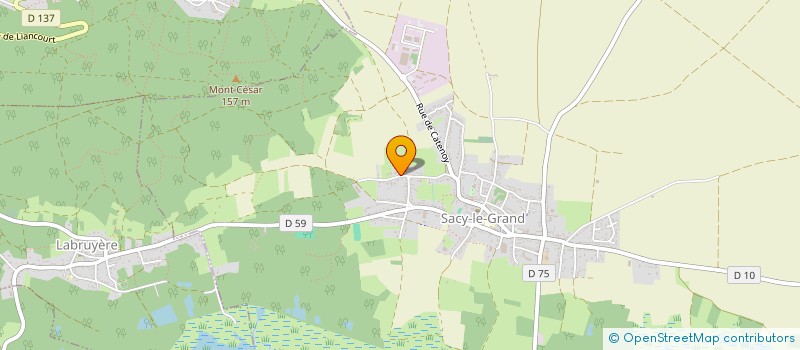 localisation de l'entreprise 2EL  SACY-LE-GRAND