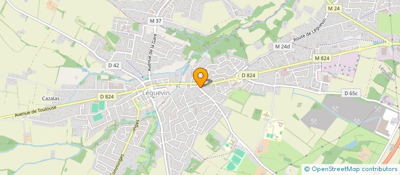 localisation de l'entreprise 2ELLESEN4L  LEGUEVIN