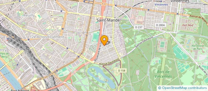 localisation de l'entreprise 2EM31 à SAINT-MANDE