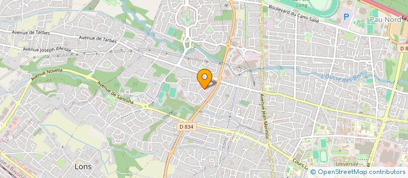 localisation de l'entreprise 2EME ETAGE  LONS