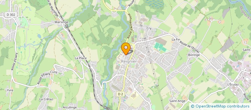 localisation de l'entreprise 2F & 2A  REIGNIER-ESERY