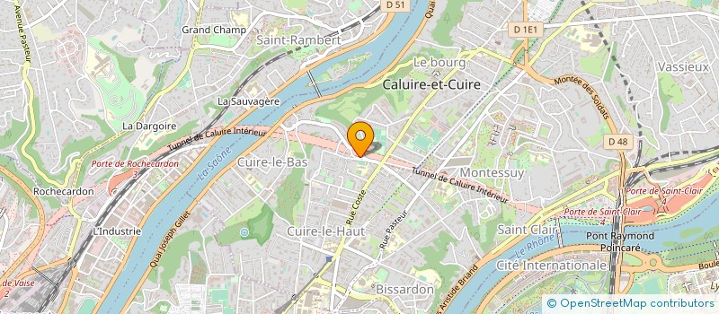 localisation de l'entreprise 2F à CALUIRE-ET-CUIRE
